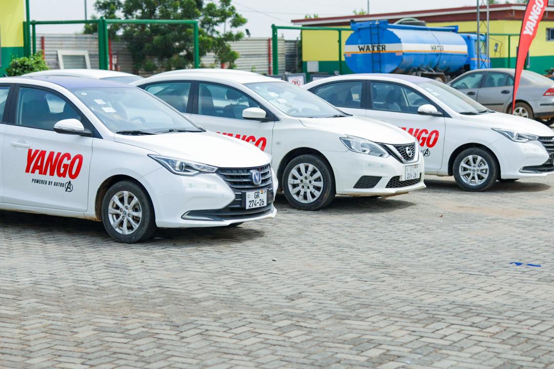 Three commercial EVs in formation at the hub