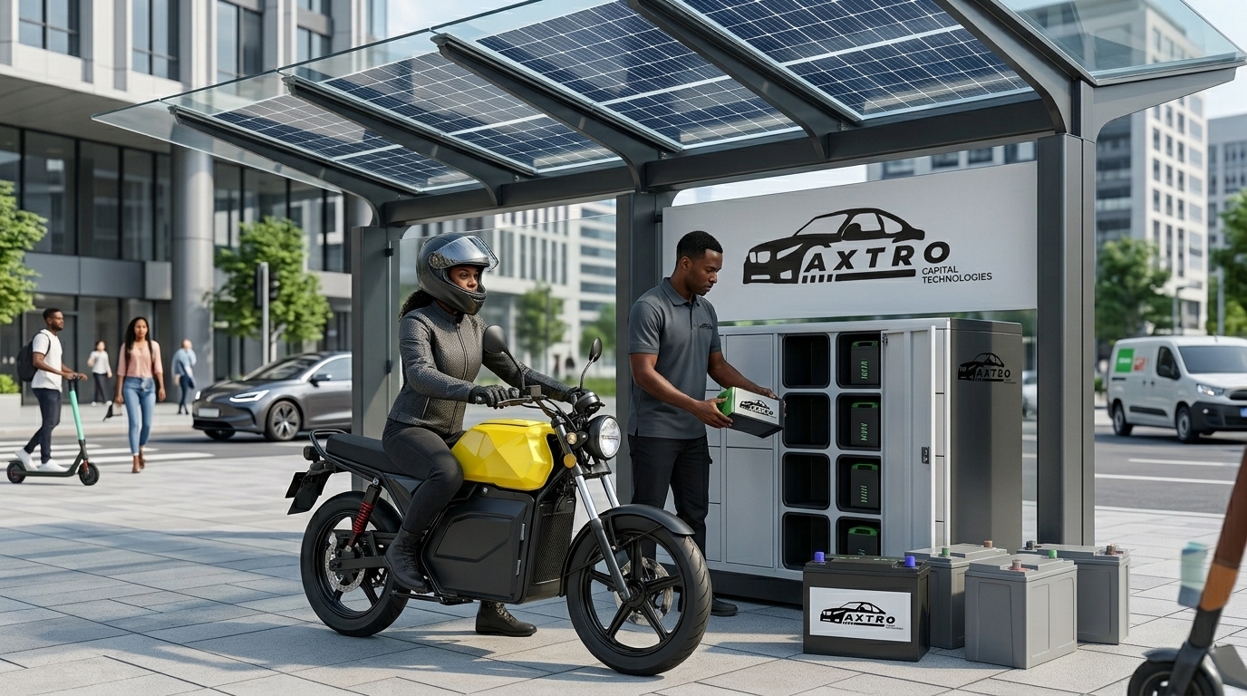 Commercial battery swapping and technical depot